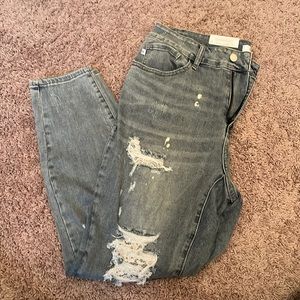 BNWT Judy blue lace patch jeans